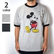 画像1: PENNEY'S　MICKEY RINGER TEE DAMAGED (1)