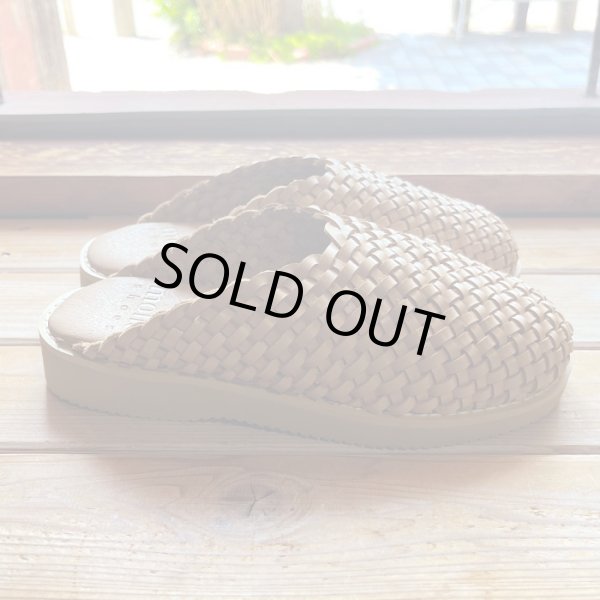 画像8: mole shoes  WOVEN LEATHER CROG (8)