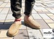 画像2: mole shoes　 WOVEN LEATHER CROG (2)