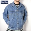 画像1: BLUE BLUE  セルビッチデニム 3rdタイプ フェード トラッカージャケット　BASICDENIM (1)