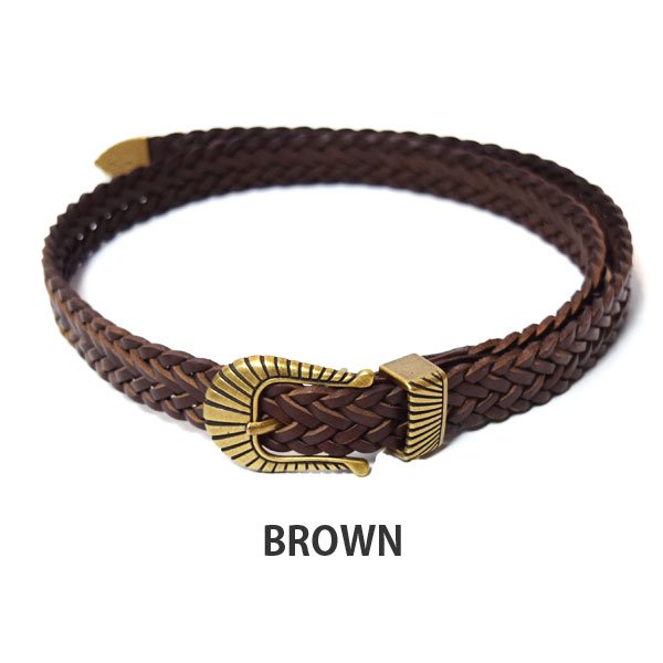 画像4: HOLLYWOOD RANCH MARKET　クロムエクセル ウエスタンメッシュベルト (4)