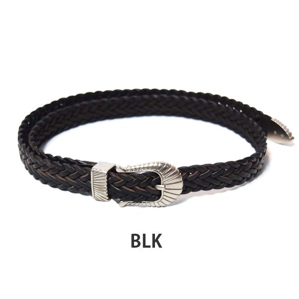 画像3: HOLLYWOOD RANCH MARKET　クロムエクセル ウエスタンメッシュベルト (3)