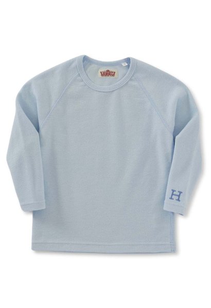 画像1: HOLLYWOOD RANCH MARKET　『ストレッチフライス キッズロングスリーヴTシャツ　カラー：LIGHT BLUE』 (1)