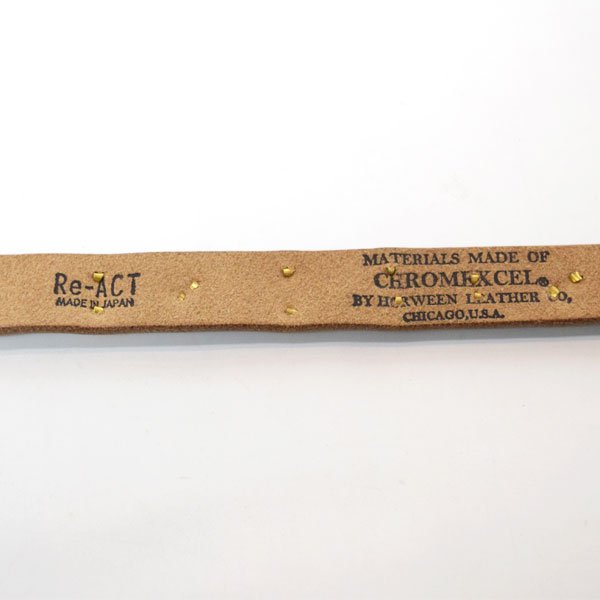 画像8: RE.ACT×Crossed Arrows　 STUDS NARROW BELT (8)