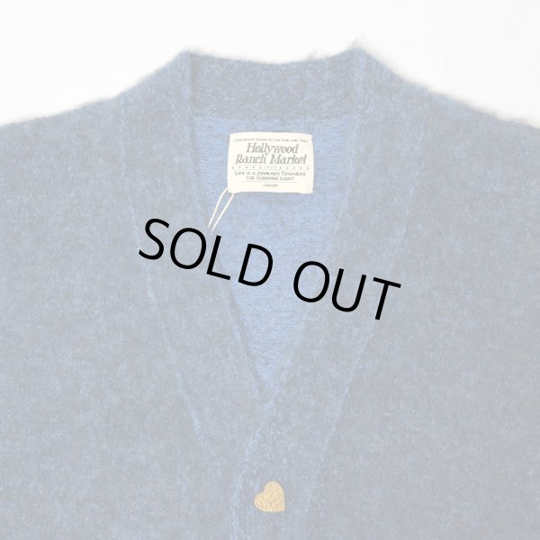 画像10: HOLLYWOOD RANCH MARKET　バイカラーモヘアカ ーディガン (10)