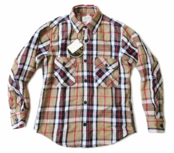 画像22: 【カラー追加】ALCARZA　ヘビーフランネル チェックシャツ (22)