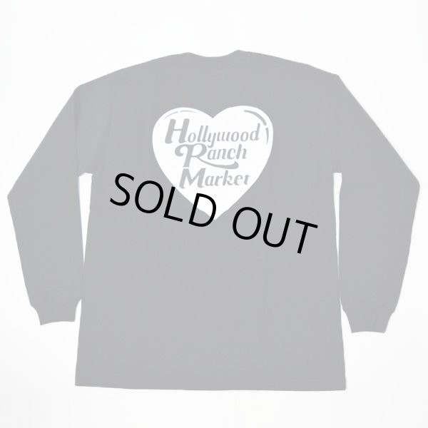 画像9: HOLLYWOOD RANCH MARKET　オーガニックコットン ハートインHRM ロングスリーブＴシャツ (9)