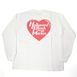 画像4: HOLLYWOOD RANCH MARKET　オーガニックコットン ハートインHRM ロングスリーブＴシャツ (4)