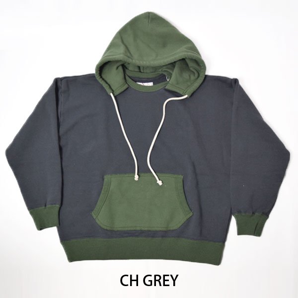 画像10: HOLLYWOOD RANCH MARKET　2トーンヴィンテージスエットフーディ (10)