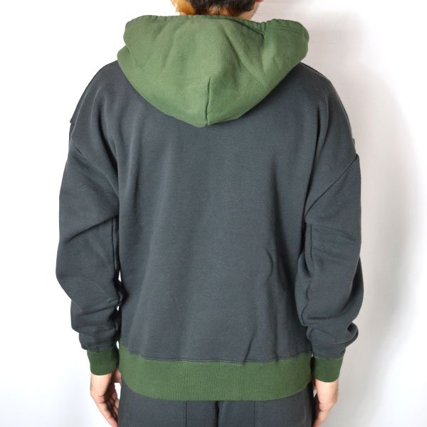 画像5: HOLLYWOOD RANCH MARKET　2トーンヴィンテージスエットフーディ (5)