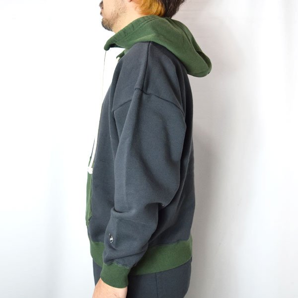 画像4: HOLLYWOOD RANCH MARKET　2トーンヴィンテージスエットフーディ (4)