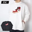 画像1: o.k　NEW AJ1 手刺しゅう LS TEE (1)