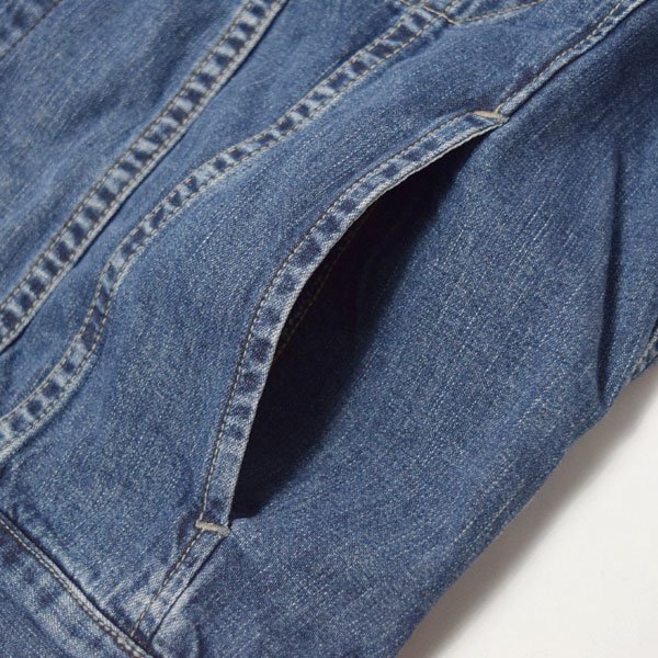 画像14: BLUE BLUE  ライトデニム 3rd TYPE トラッカージャケット (14)