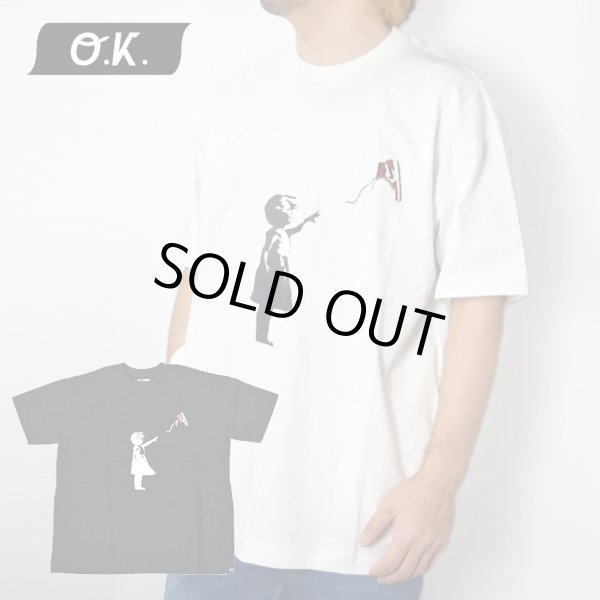 画像1: o.k　AJ1 feat BANKSY  Tシャツ (1)
