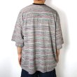画像4: HOLLYWOOD RANCH MARKET　リサイクルマルチボーダー ドロップショルダーＴシャツ (4)