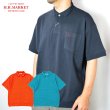 画像1: HOLLYWOOD RANCH MARKET　ポケットカノコポロシャツ (1)