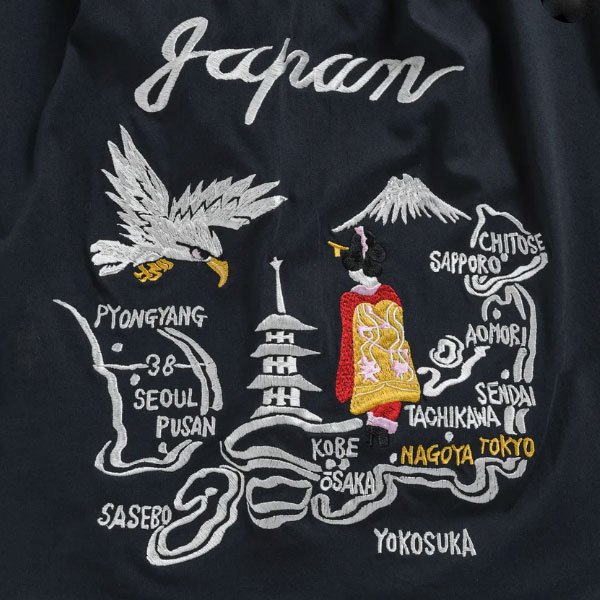 画像5: TAION　 ノンダウン ジャパンスペシャル ジャパン 刺繍 Tシャツ (5)