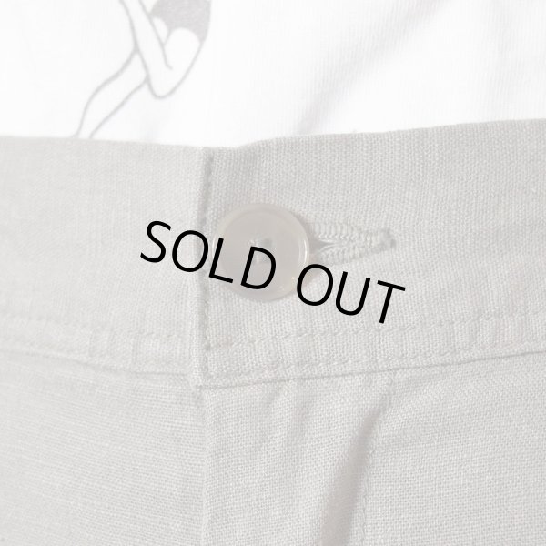 画像15: BLUE BLUE　PA0117 リネンレーヨン ストレッチスリム イージートラウザーズ (15)