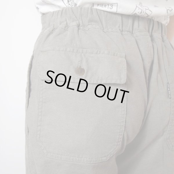 画像12: BLUE BLUE　PA0117 リネンレーヨン ストレッチスリム イージートラウザーズ (12)