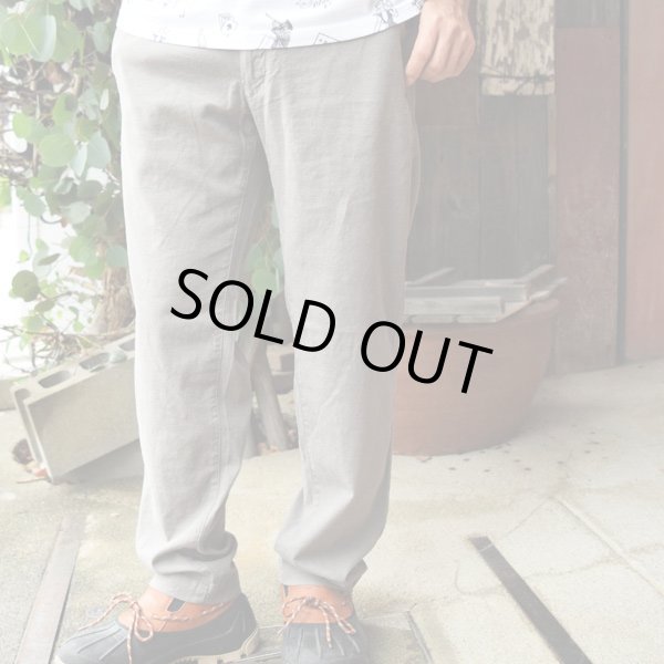 画像2: BLUE BLUE　PA0117 リネンレーヨン ストレッチスリム イージートラウザーズ (2)