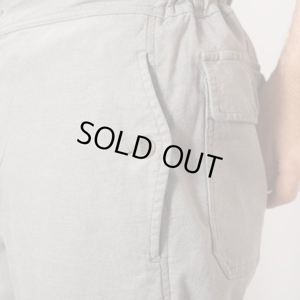 画像13: BLUE BLUE　PA0117 リネンレーヨン ストレッチスリム イージートラウザーズ (13)