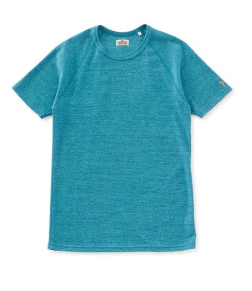 画像1: HOLLYWOOD RANCH MARKET　『ストレッチフライス ショートスリーヴTシャツ　カラー：CB BLUE』 (1)