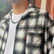 画像2: HOLLYWOOD RANCH MARKET　ピグメントプリント ダブルニットパイル オープンカラーシャツ (2)