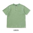 画像5: BLUE BLUE  ヘビースラブテンジク ヘンリーネックポケットＴシャツ (5)
