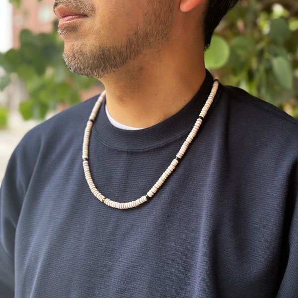 画像2: ナバホ族 ナゲットネックレス (シェル) (2)