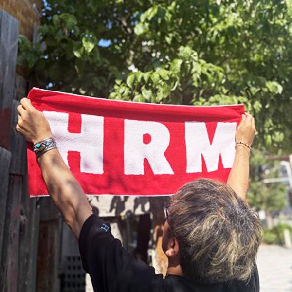 画像2: HOLLYWOOD RANCH MARKET　HRM/BLUE BLUEロゴ フェイスタオル (2)