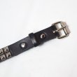 画像5: BRACKNEY LEATHER　PYRAMID 2ROW BELT (5)