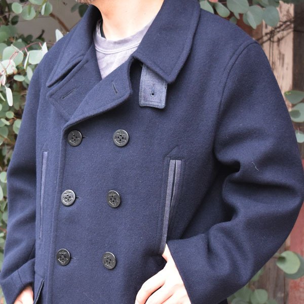 画像2: FIDELITY × BLUE BLUE　10ボタン Pコート (2)