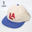 画像1: AMERICAN NEEDLE　 LA ANGELS CAP ベースボールキャップ line out 麻 (1)