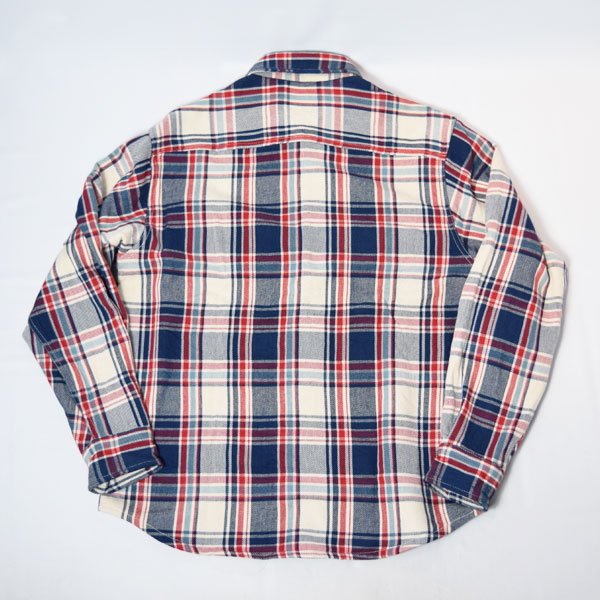画像10: 【カラー追加】ALCARZA　ヘビーフランネル チェックシャツ (10)