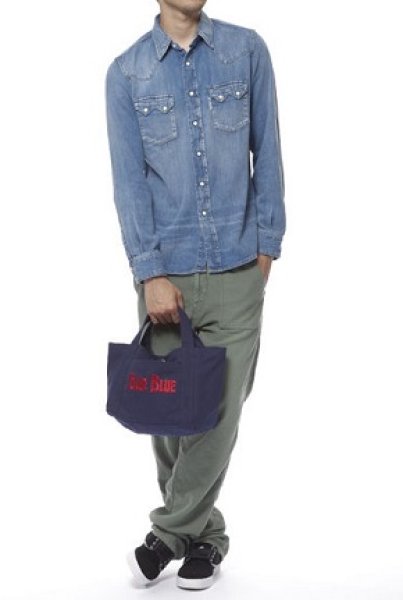 画像5: 【再入荷】BLUE BLUE BBアンカーキャンバスバッグS　（アンカーバッグ）　TBG (5)