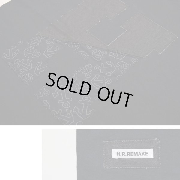 画像3: H.R.REMAKE×RUSTY TO SHINE   H HALF PATCH Tシャツ (3)