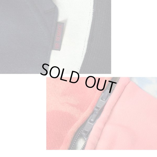 画像17: H.R.REMAKE×RUSTY TO SHINE  タイダイパッチワーク ジップパーカ (17)