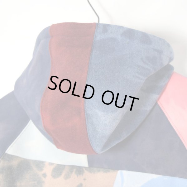 画像11: H.R.REMAKE×RUSTY TO SHINE  タイダイパッチワーク ジップパーカ (11)