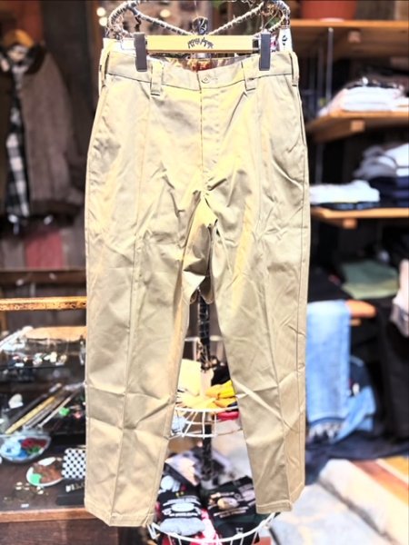 画像2: 【再入荷】BIG MIKE　NEW ピンタック チノパンツ (2)