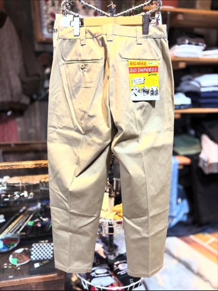画像3: 【再入荷】BIG MIKE　NEW ピンタック チノパンツ (3)