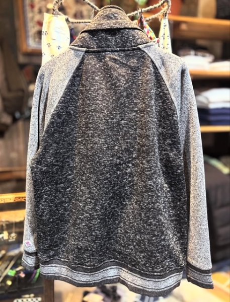 画像2: JEMORGAN　ニットフリースZIPボリュームネック (2)