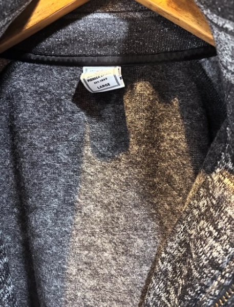 画像6: JEMORGAN　ニットフリースZIPボリュームネック (6)