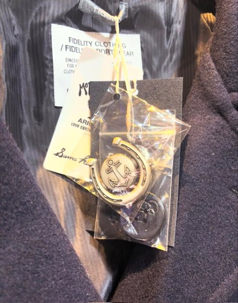 画像16: FIDELITY × BLUE BLUE　10ボタン Pコート (16)