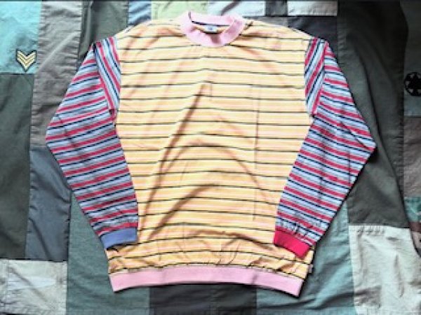 画像1: JACKSON MATISSE 　Long Sleeve Multicolor BORDER Tee (1)