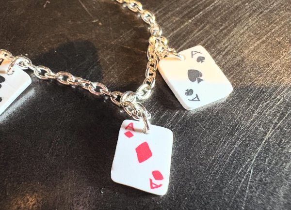 画像2: 【代引き不可】ROSETTAPRAYER　TRUMP CARD BRACELET (2)