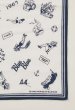 画像2: 【代引き不可】 BLUE BLUE　SAILOR'S DREAM バンダナ (2)