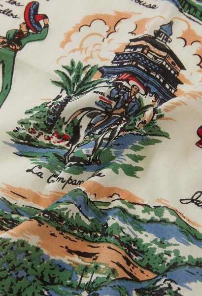 画像3: 【代引き不可】HOLLYWOOD RANCH MARKET　BINDU × HRM /TIJUANA MAP バンダナ (3)