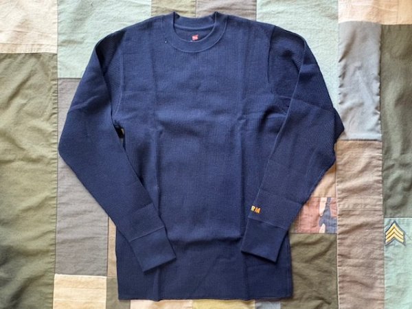 画像5:  HanesｘHOLLYWOOD RANCH MARKET　Hanes x HRM / EXCLUSIVE エンブロイダリーサーマル 2パックTシャツ (5)