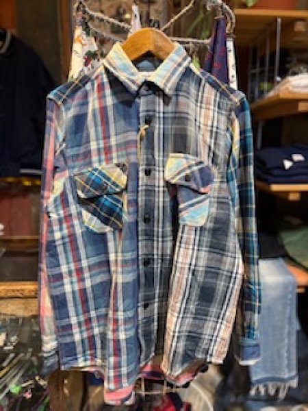 画像38: 【カラー追加】ALCARZA　ヘビーフランネル チェックシャツ (38)