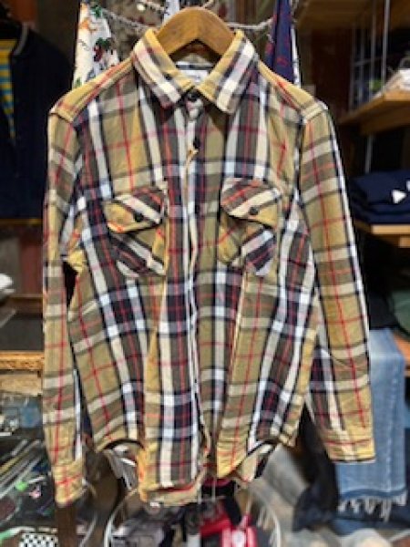 画像28: 【カラー追加】ALCARZA　ヘビーフランネル チェックシャツ (28)